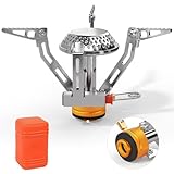 Awroutdoor Gas Campingkocher 3000W, Gaskocher Mit Piezozündung Winddicht, Gas...