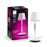 Philips Hue White & Color Ambiance Go Tragbare Tischleuchte (530 lm), dimmbare...
