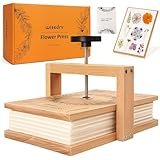 wisedry Blumenpress-Set, einfaches Ein-Schritt-Pressen, gleichmäßiger Druck, 6...