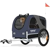 DOGGYHUT® MEDIUM Fahrrad Hundeanhänger für Hunde bis 23 kg Fahrradanhänger...