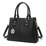 Miss Lulu Handtasche Damen Henkeltasche, Elegante Frau PU Leder Schultertasche,...