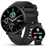 Smartwatch Herren Damen, 1,39' Touch Fitnessuhr mit Bluetooth Anruf AI...