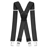 Pejoye Hosenträger für Herren Breit Arbeitshosen Stark Motorradhose Lang X...