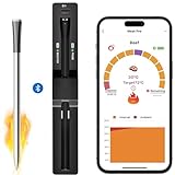 Bluetooth Grill Thermometer Kabellos Meat Fleischthermometer - 50 Meter...