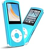 Hotechs MP3-Player/MP4-Player, MP3-Player mit 32 GB Speicherkarte, schlankes...