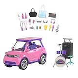 Barbie Big City Big Dreams, Auto Cabrio, 2:1 verwandelt Sich in Bühne, inkl...