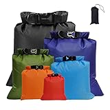 Gobesty 6 Stück Outdoor wasserdichte Tasche, Ultraleichte Drybag, Wasserdichter...