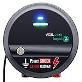 VOSS.farming 230V Weidezaungerät mit PowerShock, 2,6 Joule und 10.000V...