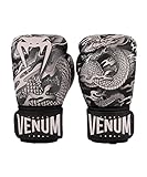 Venum Dragon's Flight Boxhandschuhe - Schwarz/Sand - 12 Oz