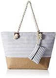Amazon Brand - Hikaro große Strandtasche wasserabweisend und robust mit...