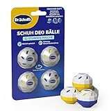Dr. Scholl’s Schuh Deo Bälle Hält Schuhe, Fußballschuhe und Sporttaschen...