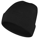 Mugust Beanie Mütze für Herren Damen,Thermo Strickmütze Laufmützen...