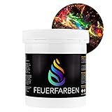 Feuerfarben Pulver für buntes Feuer 250 Gramm für Feuerstellen, Kamin, Ofen,...