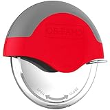 Oriamo® XXL Pizzaschneider – Profi Pizzaroller mit Klingenschutz | Edelstahl...