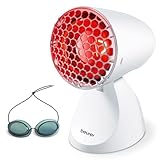 Beurer IL 11 Infrarotlampe mit Schutzgitter, Medizinprodukt mit wohltuender...