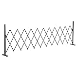 Outsunny Scherengitter Absperrgitter Scherensperre ausziehbar 35-300cm Garten...