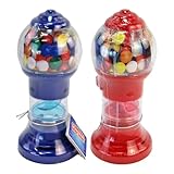 Kaugummiautomat für Kinder – 19 cm – Rot oder Blau im Set – Nachfüllbar...