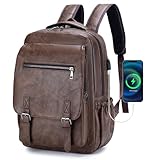 SUCIKORIO Leder Rucksack 40x30x15cm British Airways Wizzair Handgepäck...