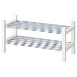 IKEA TJUSIG Schuhregal, 79x32x37cm, Weiß