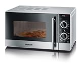 SEVERIN 2-in-1 Mikrowelle mit Grill 700 W, Grillofen mit 9 Automatikprogrammen,...