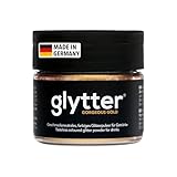 Glytter Glitzerpulver für Getränke (Gold) - essbarer Glitzer für Drinks &...