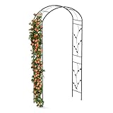 blumfeldt FloraBelle Rosenbogen – Metall-Rosenbogen Mit Dekorativen...