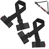 2 Pack Ski Carrier Strap, Verstellbare Schulter Carrier Lash Griff Riemen mit...