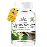 Baldrian-Extrakt Plus mit Hopfen und Melisse - 60 Kapseln - vegan | HERBADIREKT...