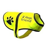 4LegsFriend Hunde Sicherheitsweste mit Leinenbefestigungsring 5 Größen - Hohe...
