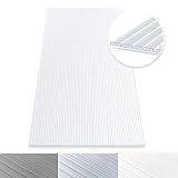 Floordirekt Hohlkammerplatte - Stegplatten Doppelstegplatten aus Polycarbonat -...