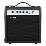 3rd Avenue Slimline Bassgitarren-Verstärker 15 W mit robustem gummiertem...