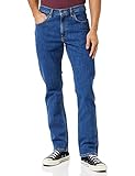 Lee Brooklyn Straight Herren Jeans, Mid Stonewash, 36W / 30L