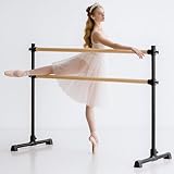 VexNook Doppel-Ballettstange, freistehend, höhenverstellbar, tragbar,...