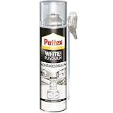 Pattex White Line Montageschaum, einkomponentiger PU-Schaum für verschiedene...