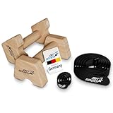 ArtSport Liegestützgriffe aus Holz M - Calisthenics, Parallettes, Liegestütz...