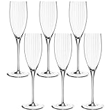 Leonardo Poesia Sektglas 6er Set, spülmaschinengeeignetes Champagnerglas, Höhe...