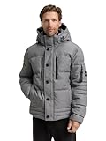 TOM TAILOR Herren Pufferjacke mit Abnehmbarer Kapuze