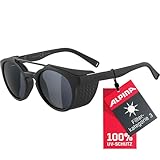 ALPINA GLACE - Verspiegelte und Bruchsichere Sonnenbrille Mit 100% UV-Schutz...
