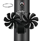 HAWCAFU Kaminventilator Magnetisch 3-in-1, Ofenventilator Kamin Ventilator Ohne...