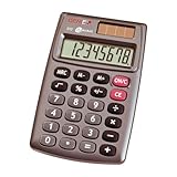 Genie 510 8-stelliger Taschenrechner (Dual-Power (Solar Und Batterie) Kompaktes...