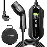 E-S1mple Typ 2 Ladekabel Schuko 10M | 6-16A |, 3,68kW, 1-phasig, Ladekabel...