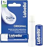Labello Original Lippenpflegestift, hochwirksame Lippenpflege mit Sheabutter,...