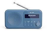 SHARP DR-P420 Portables Digitalradio (DAB/DAB+/FM mit RDS, USB, Bluetooth 5.0,...