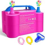 Luftballonpumpe Elektrisch, 600W Ballonpumpe Elektrisch, 2 Inflationsmodi...