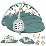Spielmatte Baby mit Spielbogen, Vanplay Spieldecke Baby mit Bogen, Rutschfest...