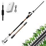 Litheli Teleskop Heckenschere Akku 20 V mit Fixed Teleskopstange,6-Fach...