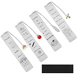 4 Sets Lesezeichen Metall，Danke Lesezeichen，Abschiedsgeschenk，Lesezeichen...