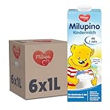 Milupino Kindermilch trinkfertig (6x1L), ab 1 Jahr, für Kleinkinder in der...