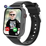Smartwatch Kinder 4G - Smart Watch Uhr für Mädchen Jungen mit GPS, Telefon...