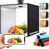 BENOISON Fotobox 30x30 cm - Lichtkasten Fotografie Faltbare Photobox Fotostudio...